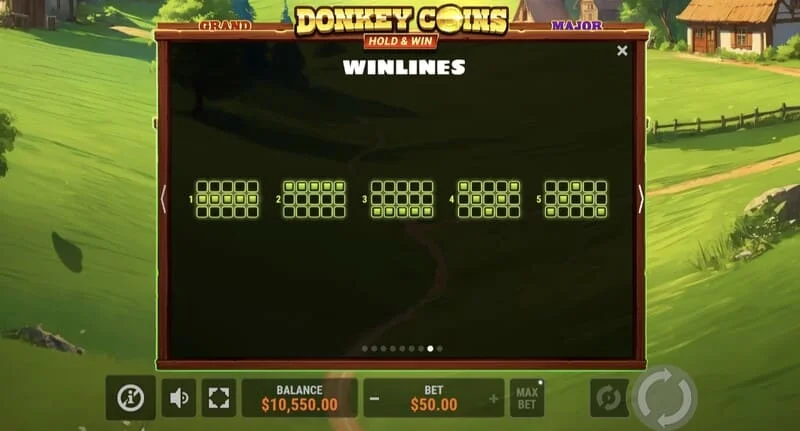 Donkey Coins Hold & Win - velká výhra ve speciálním režimu